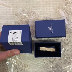 NWT - Swarovski leather band bracelet